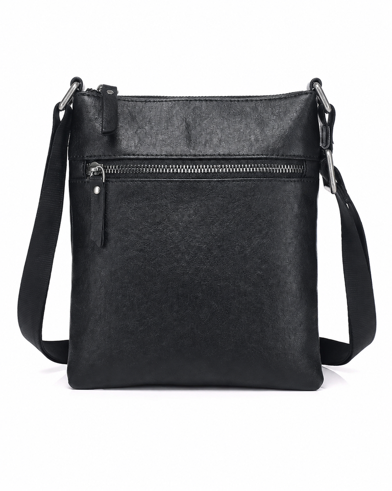 Full Grain Leather Mini Messenger Bag